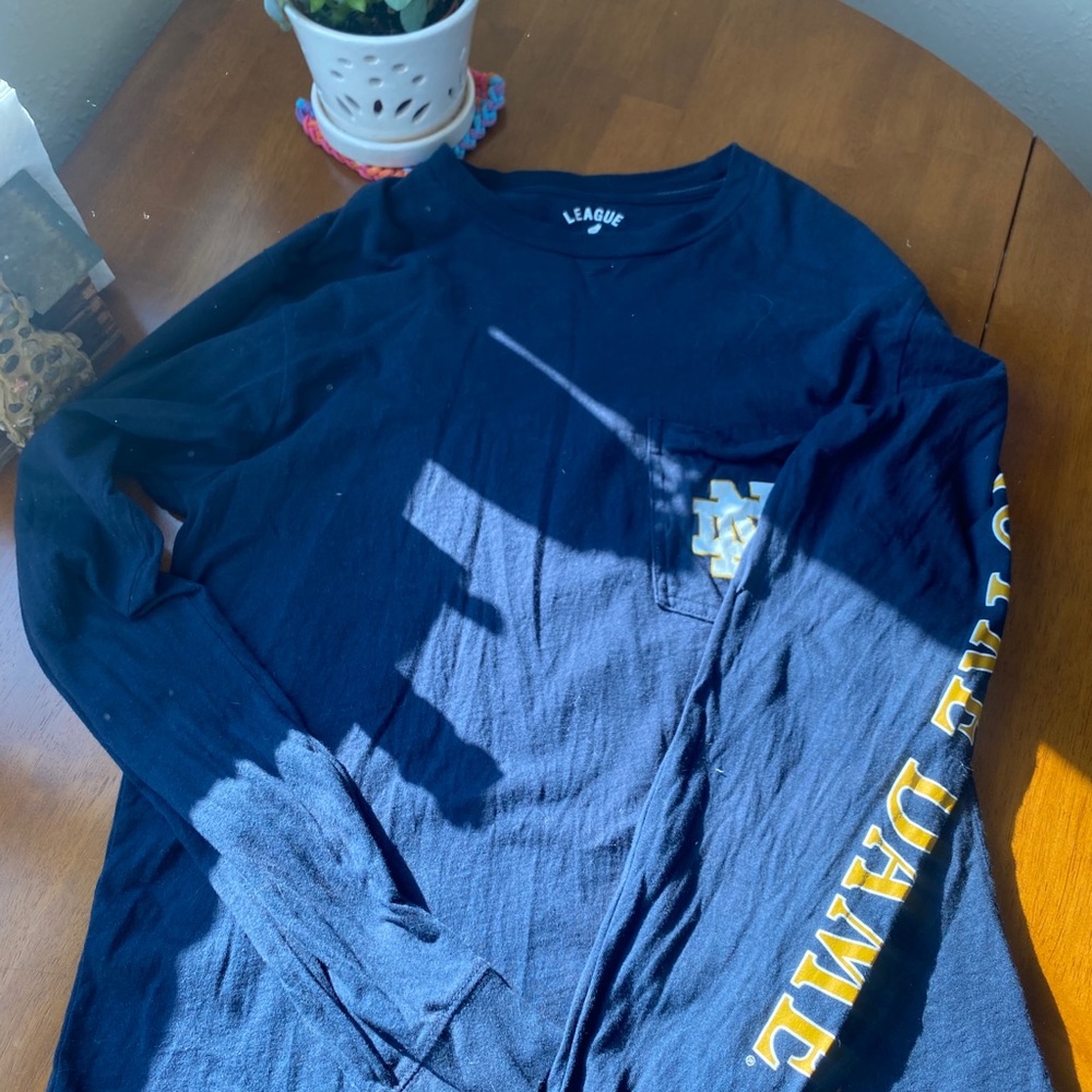 Long Sleeve Notre Dame shirt!!